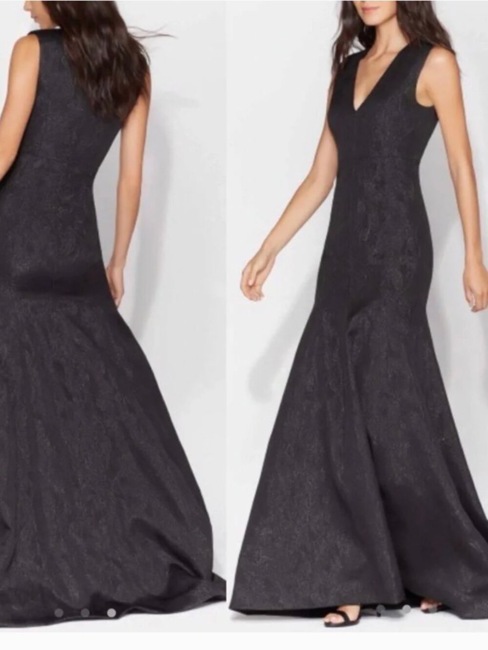 Gorgeous Designer Halston Heritage Black Tie Formal Dress